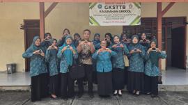 TP-PKK Kalurahan Grogol Mendapat Pendampingan GKSTTB dari TP-PKK Kabupaten Gunungkidul